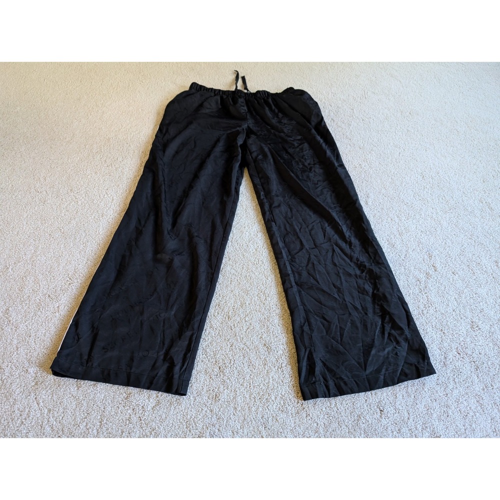 Victoria's Secret Black Lingerie Pajama Lounge Pants Medium